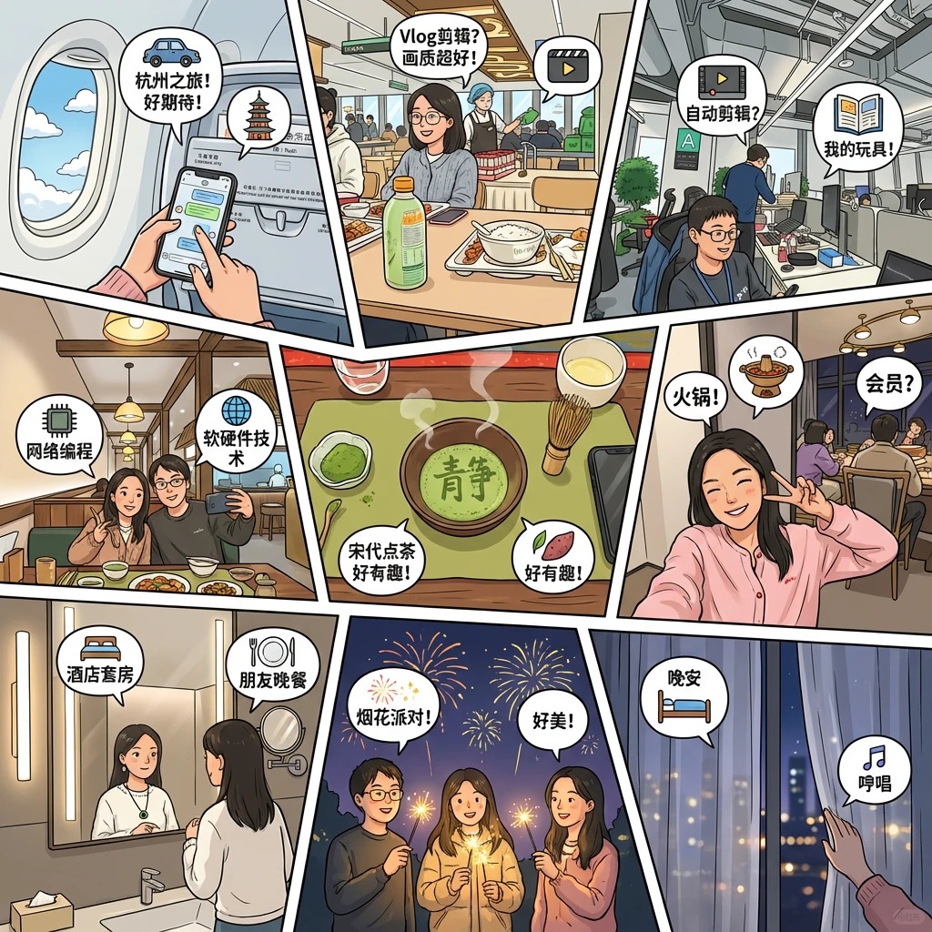 生活分镜漫画参考图
